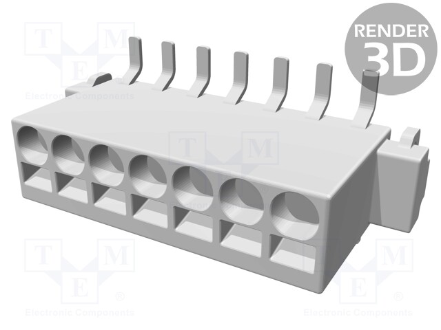 Connector: wire-board; female; PIN: 7; 2.54mm; Series: har-flexicon