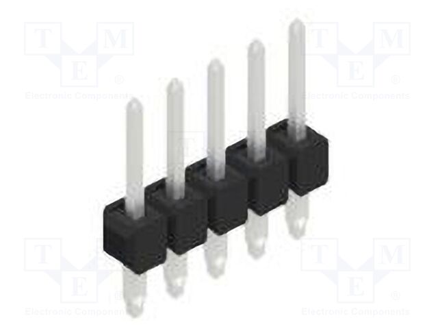 Connector: pin strips; pin header; male; PIN: 5; 2.54mm; THT; 1x5