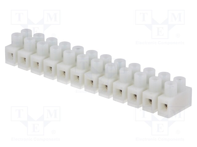 Terminal block; screw terminal; ways: 12; 1.5mm2; terminals: 24