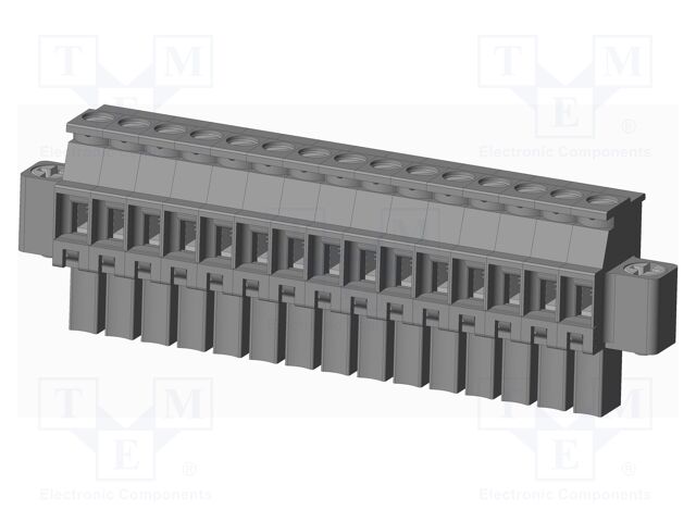 Connector: pluggable terminal block; plug; female; angled 90°