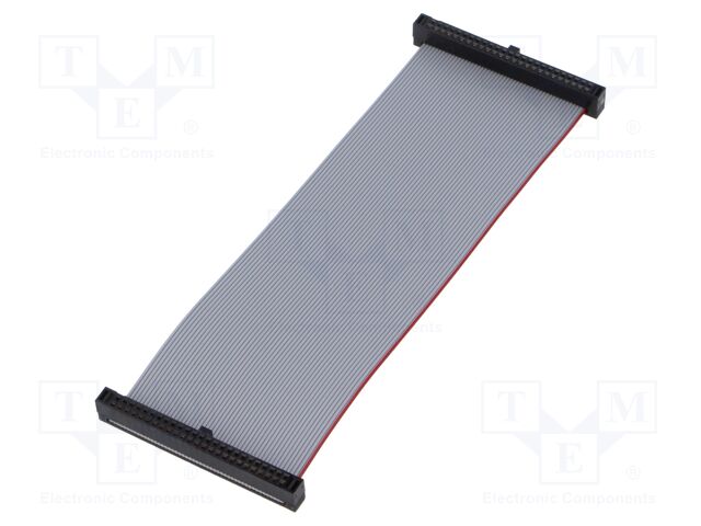 Ribbon cable with IDC connectors; Tape ph: 0.64mm; 101.6mm
