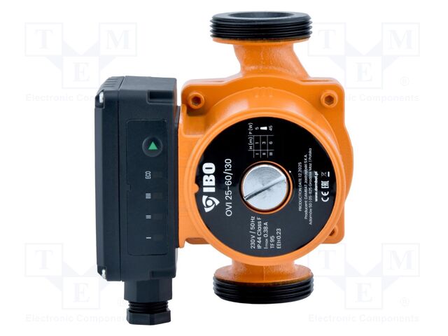 Pump: circulator; OHI; 230VAC; IP44; Temp: 0÷40°C; 95%; Ins.class: F