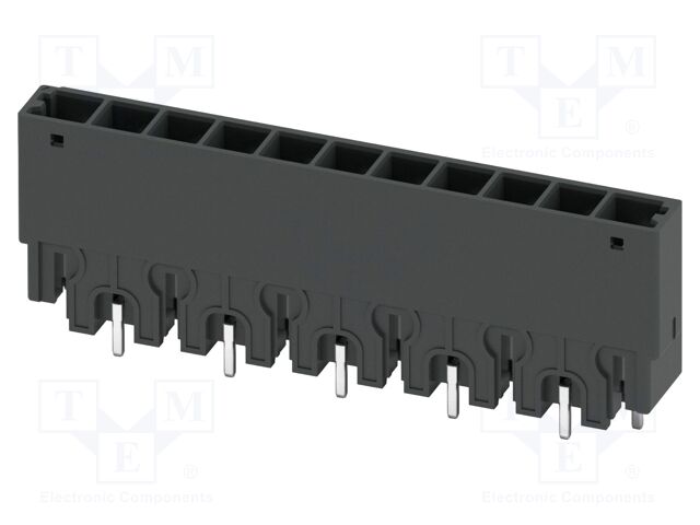 PCB headers, nominal cross section: 4 mm2, color: black, nom
