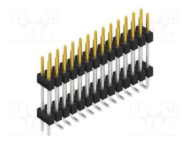 Connector: pin strips; pin header; male; PIN: 28; 2.54mm; SMT; 2x14
