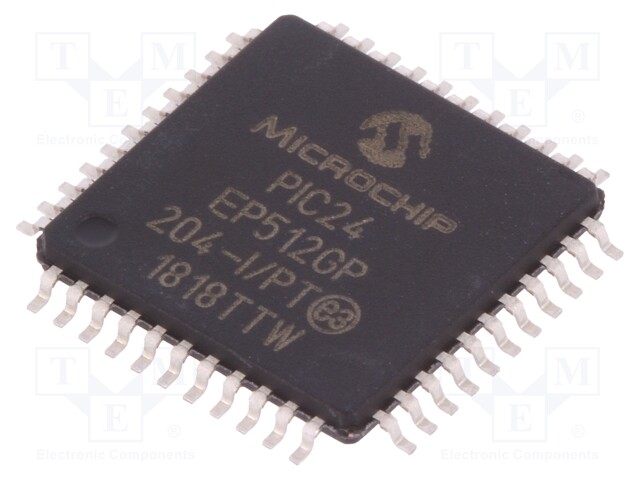 PIC microcontroller; Memory: 512kB; SRAM: 49152B; 3÷3.6VDC; SMD