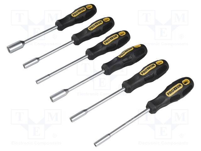 Kit: screwdrivers; hex socket; cardboard packaging,box; 6pcs.