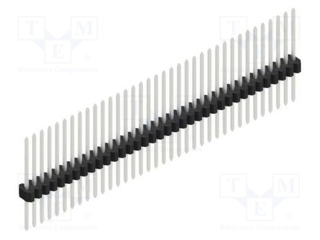 Connector: pin strips; pin header; male; PIN: 36; 1.27mm; THT; 1x36