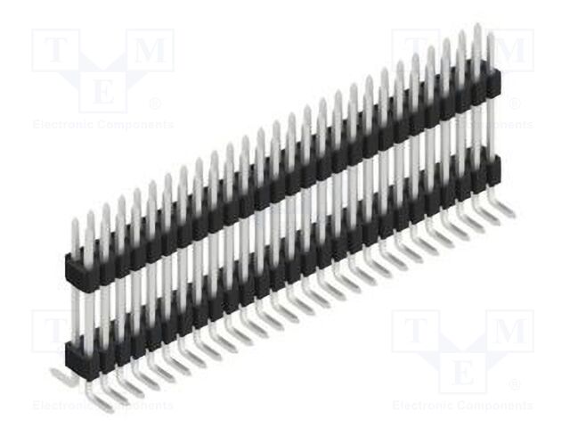 Connector: pin strips; pin header; male; PIN: 54; 1.27mm; SMT; 2x27