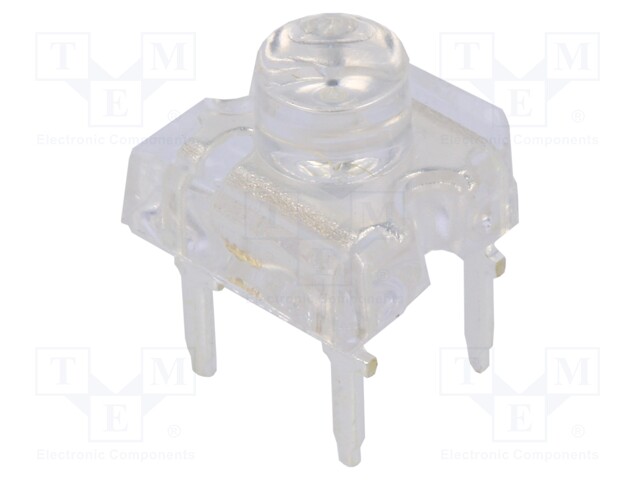 LED Super Flux; 7.62x7.62mm; blue; 500÷750mcd; 120°; 2.8÷3.6V