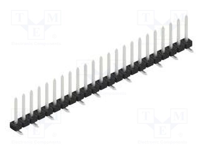 Connector: pin strips; pin header; male; PIN: 23; 2mm; SMT; 1x23