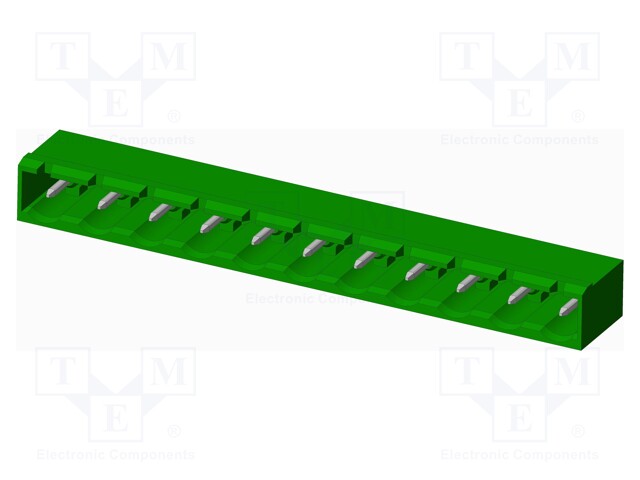 Connector: pluggable terminal block; socket; male; angled 90°