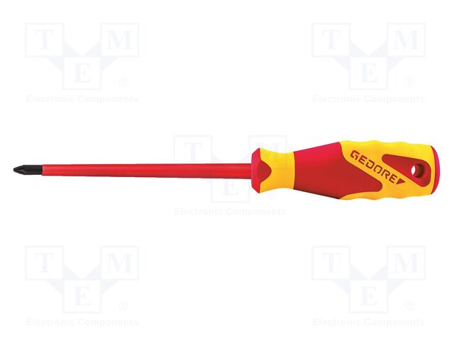 Screwdriver; insulated; Pozidriv cross; Pozidriv®; PZ3