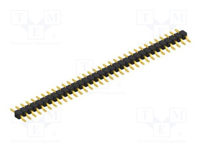 Connector: pin strips; pin header; male; PIN: 33; 2.54mm; SMT; 1x33