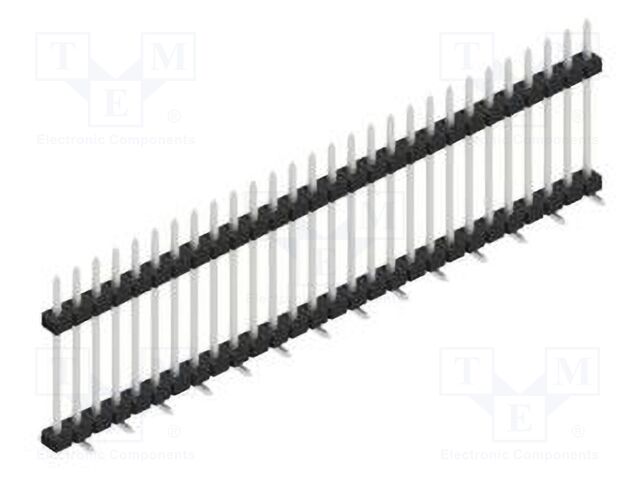 Connector: pin strips; pin header; male; PIN: 28; 2mm; SMT; 1x28