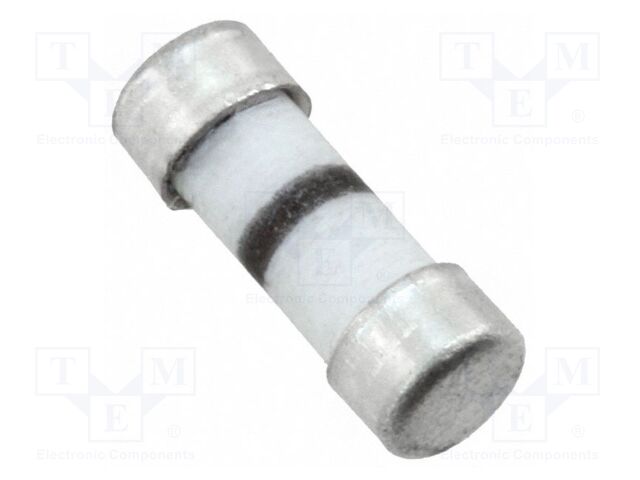 Fuse: fuse; quick blow; 100mA; 250VAC; 250VDC; ceramic,cylindrical