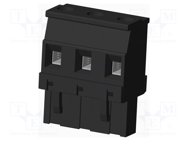 Connector: pluggable terminal block; plug; female; angled 90°
