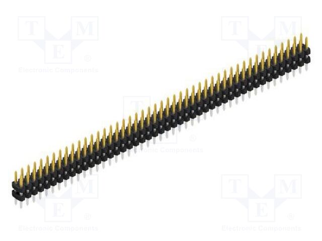 Connector: pin strips; pin header; male; PIN: 92; 2mm; THT; 2x46