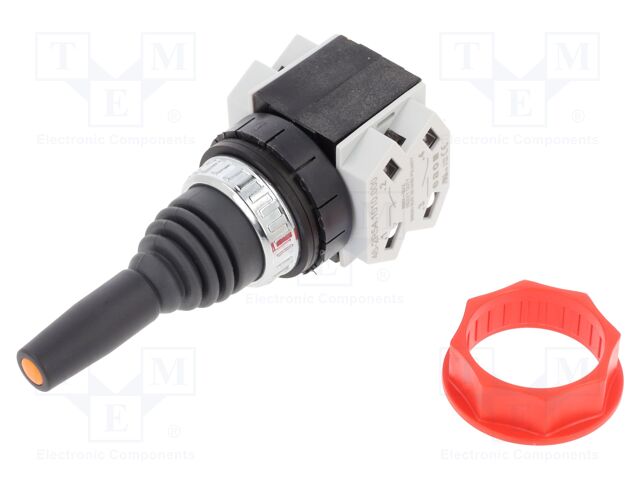Switch: joystick; 30mm; Stabl.pos: 1; NC x2 + NO x2; IP65; 46; Pos: 4