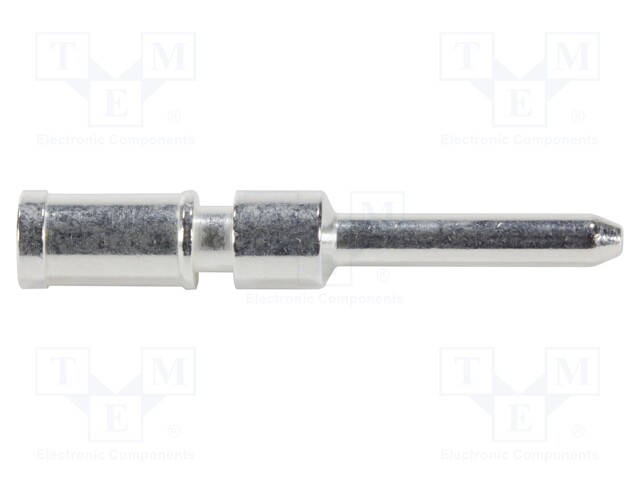 Han P male crimp contact 2,5 mm2 (Ag)