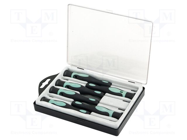 Kit: screwdrivers; precision; Phillips,slot,Torx®; 6pcs.