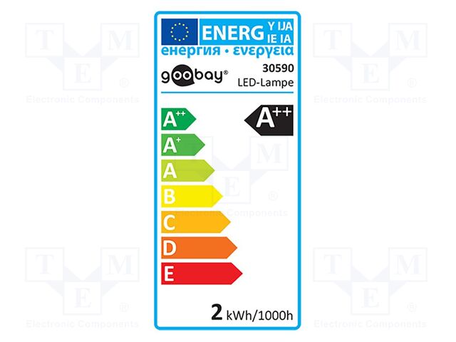 LED lamp; warm white; G4; 12VDC; 12VAC; 120lm; 1.5W; 140°; 2800K