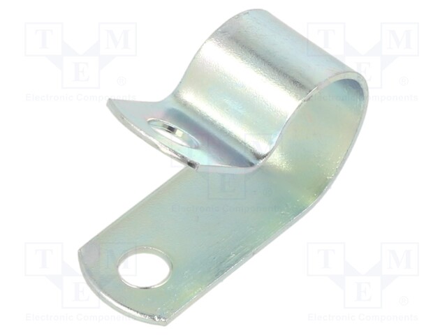 Fixing clamp; Cable P-clips; ØBundle : 14.4mm; W: 12.7mm; steel