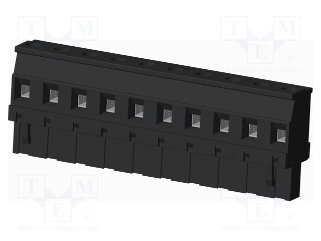 Connector: pluggable terminal block; plug; female; angled 90°