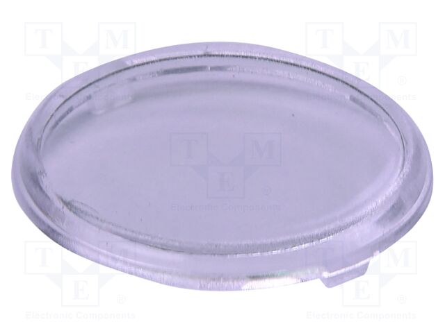 Actuator lens; E; colourless; plastic