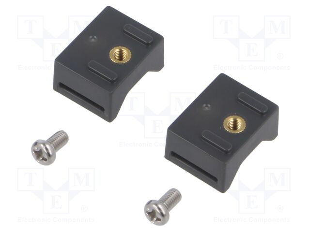 Clip; ASA; for TAKACHI enclosure; dark grey; Series: WP