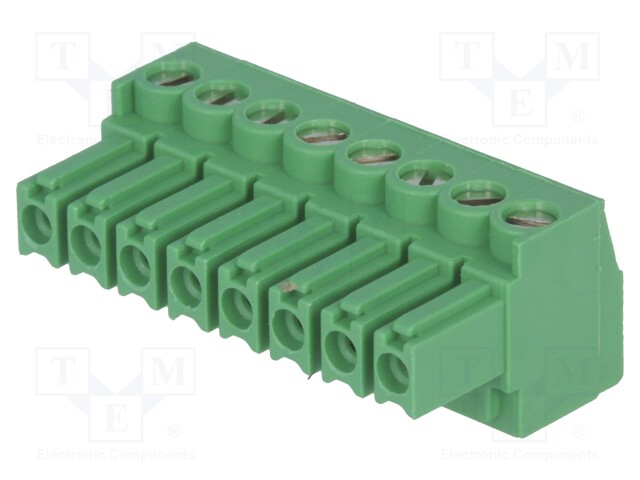 Pluggable terminal block; Contacts ph: 3.5mm; ways: 8; straight