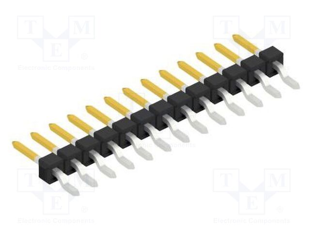 Connector: pin strips; pin header; male; PIN: 13; 2.54mm; SMT; 1x13