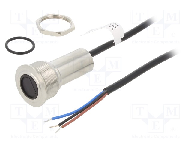 Switch: vandal resistant; Pos: 2; SPST-NO; 300mA/24VDC; IP65; red