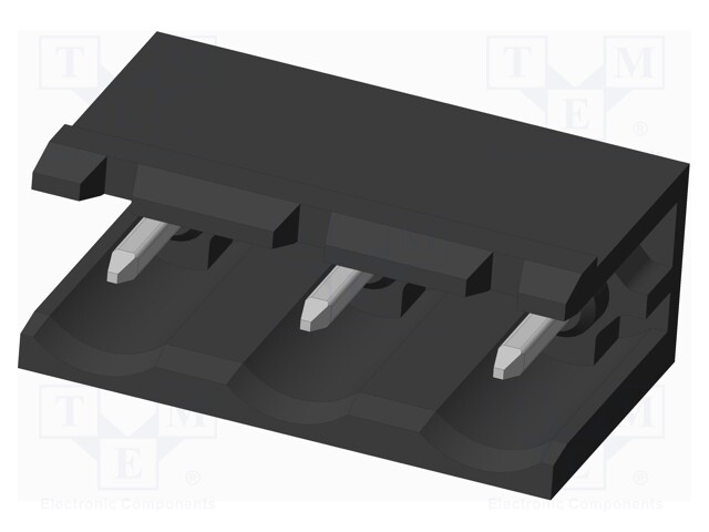 Connector: pluggable terminal block; socket; male; on PCBs