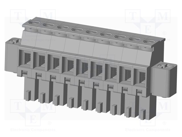 Connector: pluggable terminal block; plug; female; angled 90°