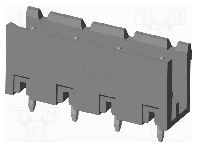 Connector: pluggable terminal block; socket; male; on PCBs