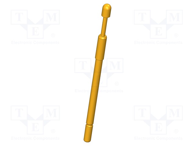 Test needle; Operational spring compression: 4mm; 8A; Ø: 2mm; 1.5N