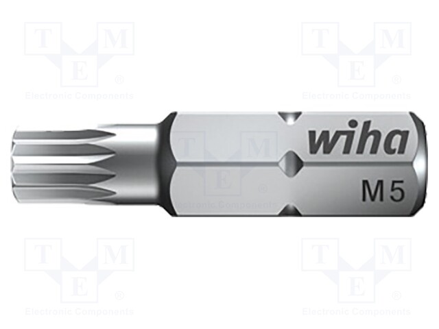 Screwdriver bit; spline (12-angles); XZN M5; Overall len: 25mm