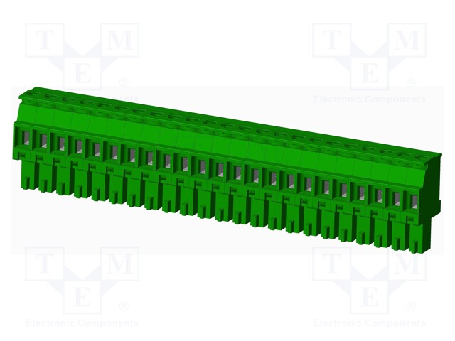 Connector: pluggable terminal block; plug; female; angled 90°