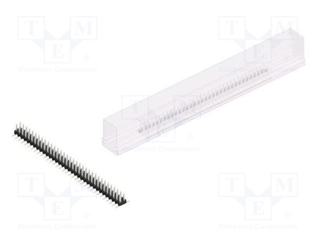Connector: pin strips; pin header; male; PIN: 68; 2mm; SMT; 2x34