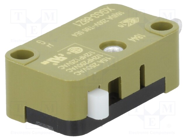 Microswitch SNAP ACTION; without lever; SPDT; 16A/250VAC; Pos: 2