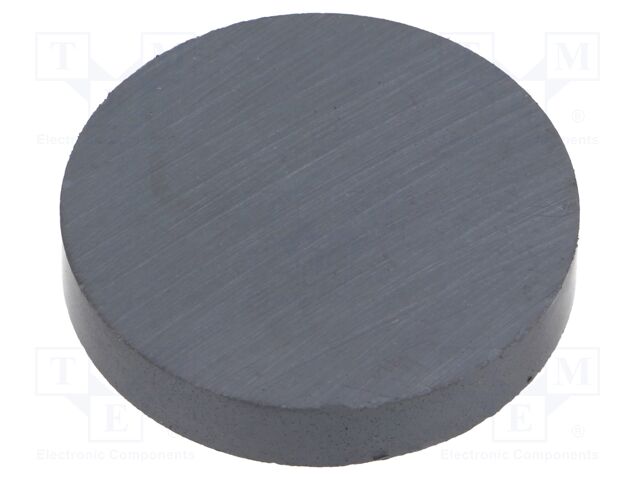 Magnet: permanent; hard ferrite; 19N; Ø: 40mm; H: 7mm