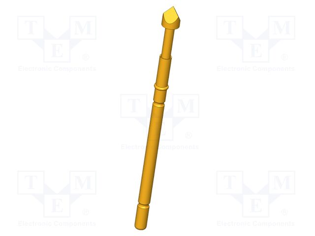 Test needle; Operational spring compression: 4mm; 5A; Ø: 2.5mm