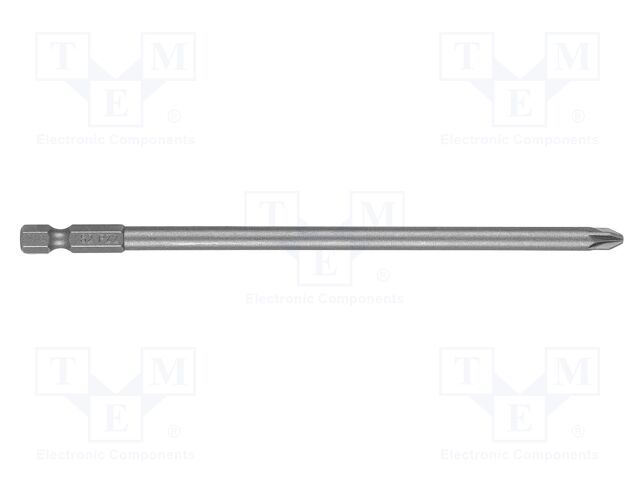 Screwdriver bit; Pozidriv®; PZ2; 1/4"; Overall len: 150mm
