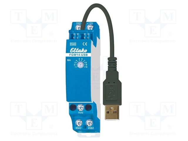 Gate; for DIN rail mounting; intelligent house; Interface: RS485