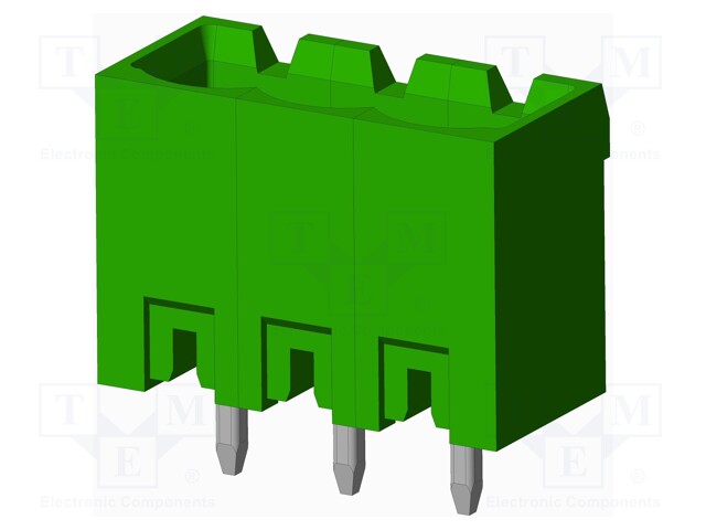 Connector: pluggable terminal block; socket; male; straight; THT