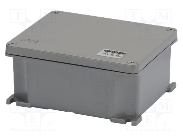 Enclosure: junction box; X: 101mm; Y: 101mm; Z: 58mm; wall mount