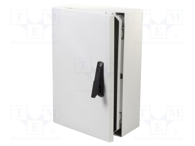 Enclosure: wall mounting; X: 400mm; Y: 600mm; Z: 210mm; ARCA; grey