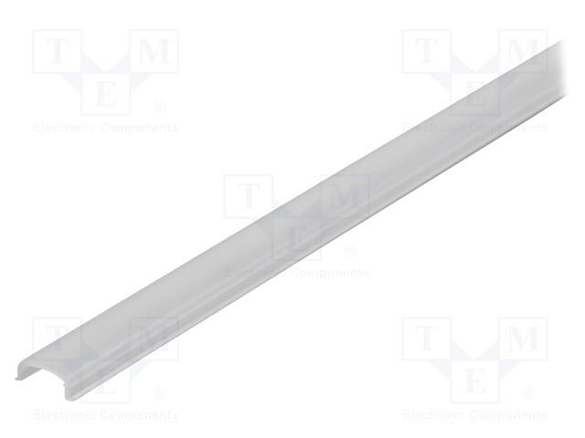 Cover for LED profiles; white; 2m; Application: PEN8; V: I; push-in