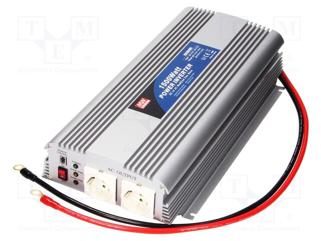 Converter: automotive dc/ac; 1500W; Uout: 230VAC; Out: mains 230V