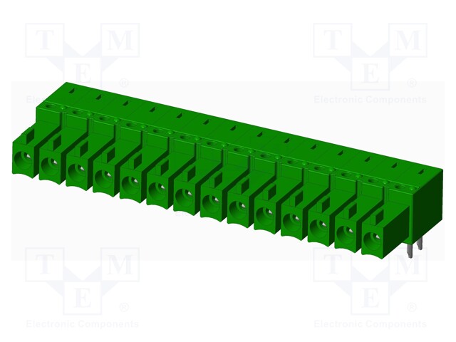 Connector: pluggable terminal block; socket; female; angled 90°